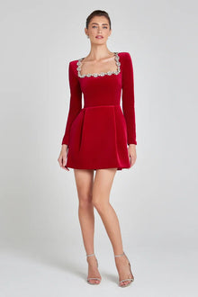 ELODIE VELVET DRESS