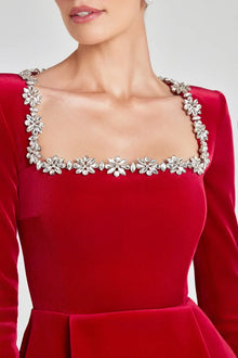 ELODIE VELVET DRESS