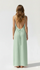 Open Backless Slip Dress