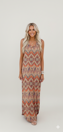 WIHOLL Beach Vacation Maxi Sundress with Pockets