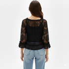 LACE FLARE SLEEVE TOP
