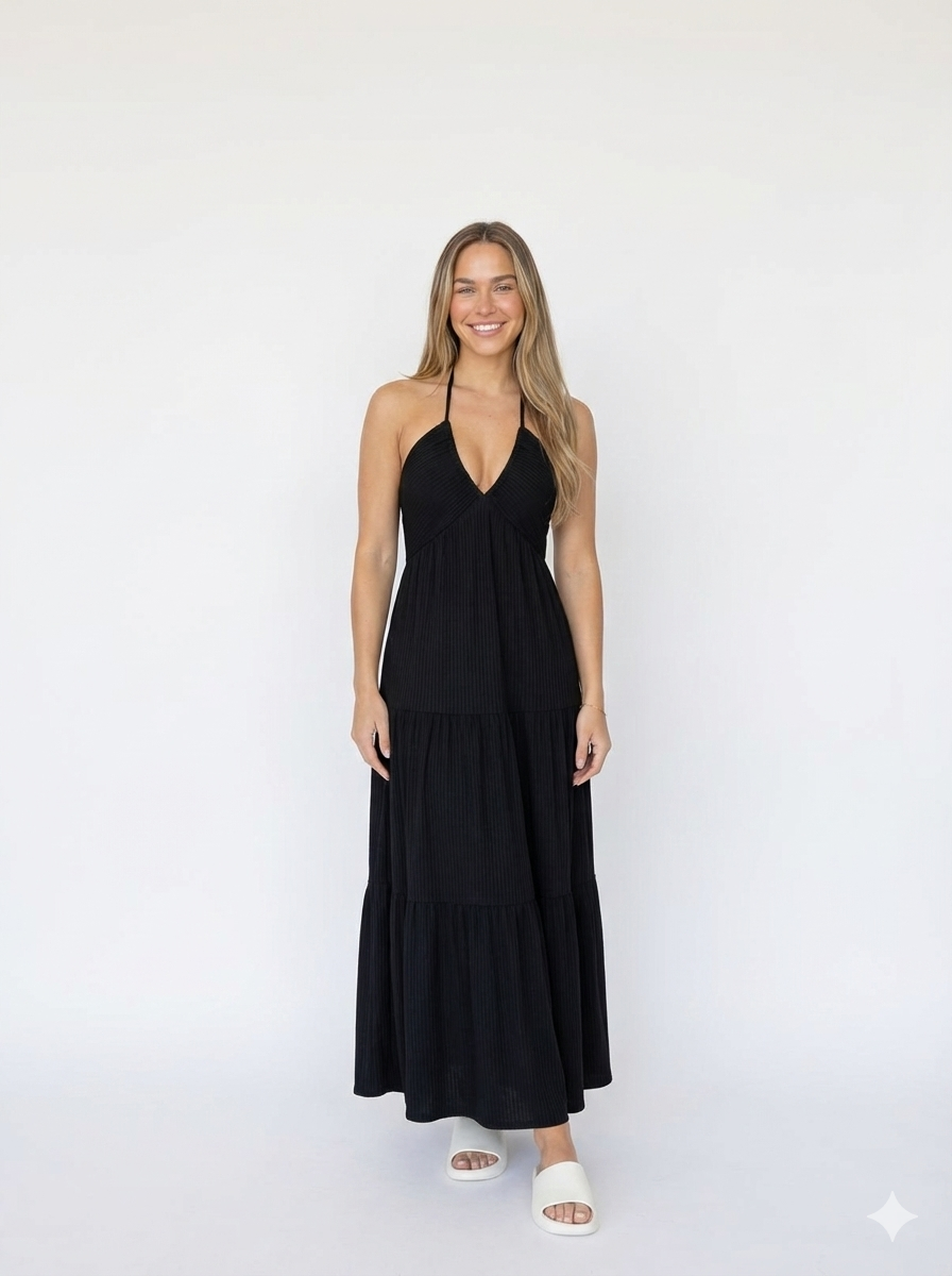 Chic Tiered Maxi Dress