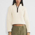 Cozy Teddy Half-Zip Sweatshirt