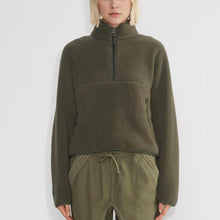 Cozy Teddy Half-Zip Sweatshirt